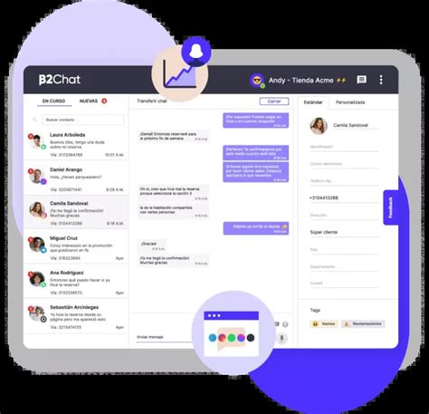 B2Chat Console: your chats in one place.